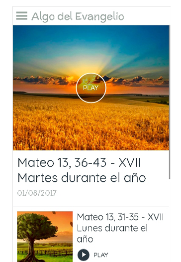 Algo del Evangelio App